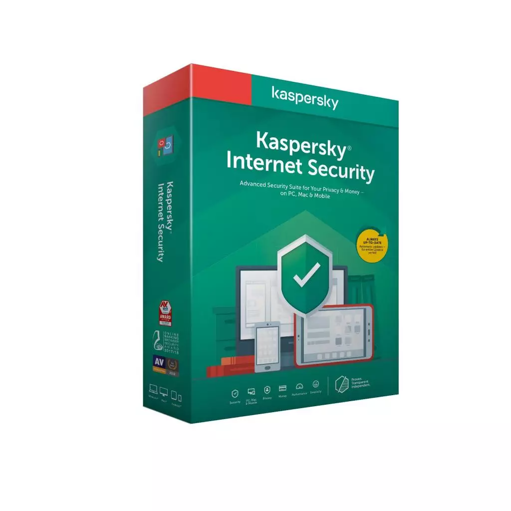 Антивирус Kaspersky Internet Security Multi-Device 2020 2 ПК 1 год Base Box (DVD (5056244903312) - 1 Антивирус Kaspersky Internet Security Multi-Device 2020 2 ПК 1 год Base Box (DVD (5056244903312) - 1