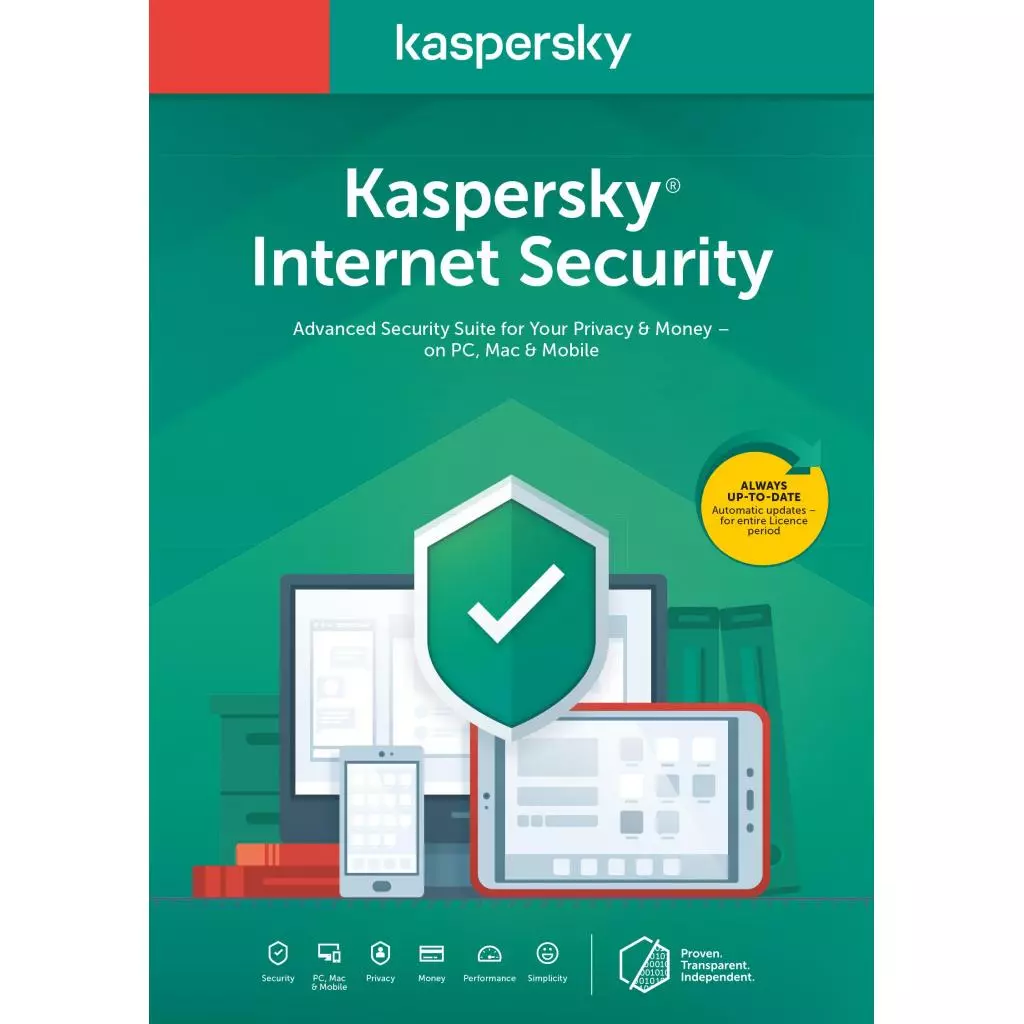 Антивирус Kaspersky Internet Security Multi-Device 2020 5 ПК 1 год Base Box (DVD (5056244903350)