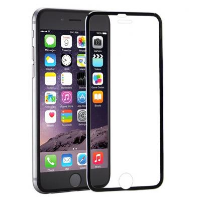 Стекло защитное Auzer для Apple iPhone 6/6s Metal Edge Black (AG-AI6MEB) - 2