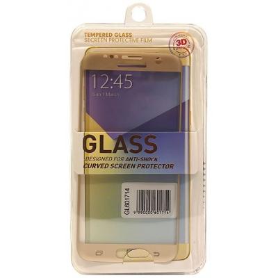 Стекло защитное PowerPlant Samsung S7 Edge Gold 3D (GL601714) - 1