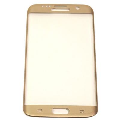 Стекло защитное PowerPlant Samsung S7 Edge Gold 3D (GL601714)