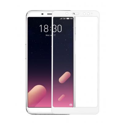 Стекло защитное MakeFuture для Meizu M6S White Full Cover (MGFC-MM6SW) - 3