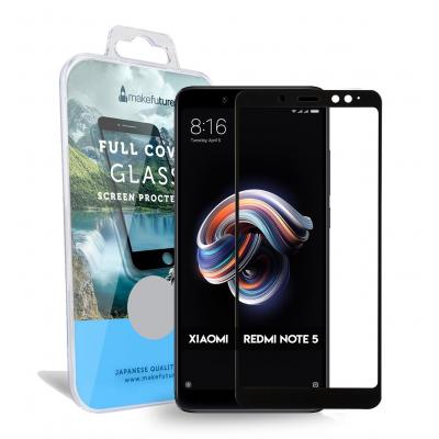 Стекло защитное MakeFuture для Xiaomi Redmi Note 5 Black Full Cover (MGFC-XRN5B) - 4