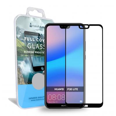 Стекло защитное MakeFuture для Huawei P20 Lite Black Full Cover (MGFC-HUP20LB) - 4
