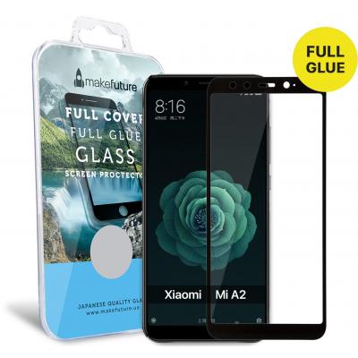 Стекло защитное MakeFuture для Xiaomi Mi A2 (Mi 6X) Black Full Cover (MGFC-XMA2B) - 4