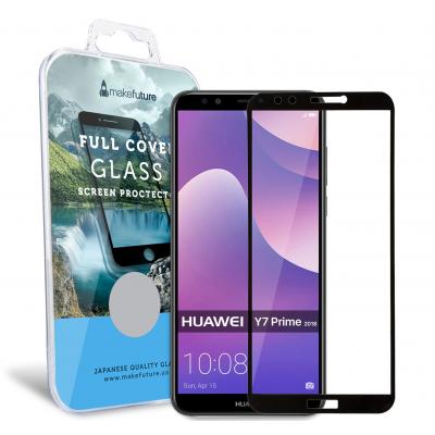 Стекло защитное MakeFuture для Huawei Y7 Prime 2018 Black Full Cover (MGFC-HUY718PB) - 4