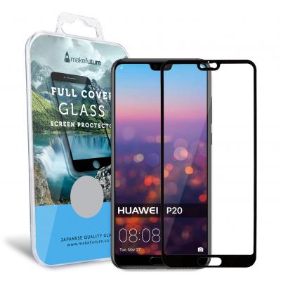 Стекло защитное MakeFuture для Huawei P20 Black Full Cover (MGFC-HUP20B) - 4
