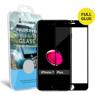 Стекло защитное MakeFuture для Apple iPhone 7 Plus Black Full Cover Full Glue (MGFCFG-AI7PB) - 4
