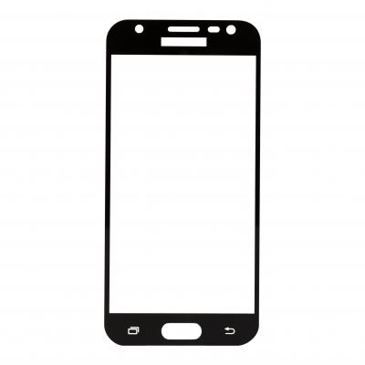 Стекло защитное MakeFuture для Samsung J3 2017 (J330) Black Full Cover Full Glue (MGFCFG-SJ330B) - 2