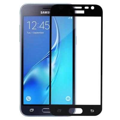 Стекло защитное MakeFuture для Samsung J3 2017 (J330) Black Full Cover Full Glue (MGFCFG-SJ330B) - 3