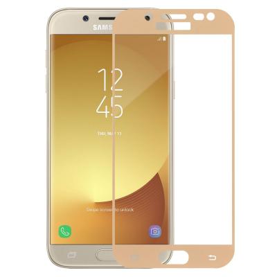 Стекло защитное MakeFuture для Samsung J5 2017 (J530) Gold Full Cover Full Glue (MGFCFG-SJ530G) - 3