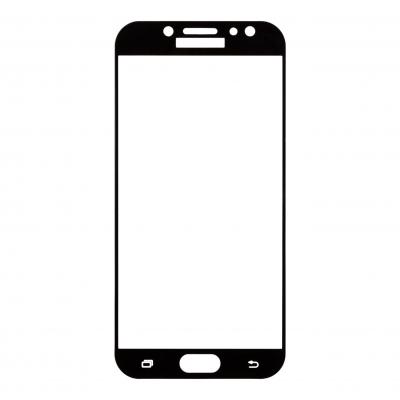 Стекло защитное MakeFuture для Samsung J7 2017 (J730) Black Full Cover Full Glue (MGFCFG-SJ730B) - 2