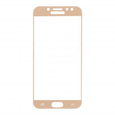 Стекло защитное MakeFuture для Samsung J7 2017 (J730) Gold Full Cover Full Glue (MGFCFG-SJ730G) - 2