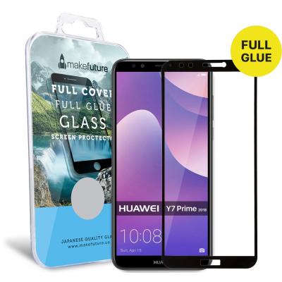 Стекло защитное MakeFuture для Huawei Y7 Prime (2018) Black Full Cover Full Glue (MGFCFG-HUY718PB) - 4