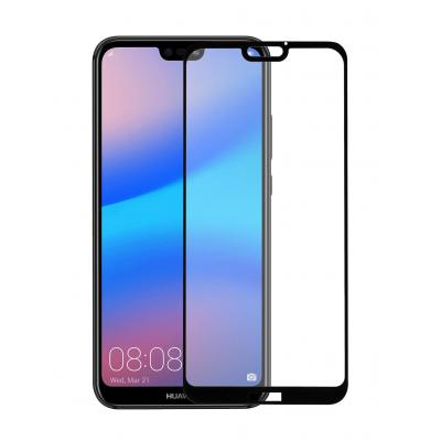 Стекло защитное MakeFuture для Huawei P20 Lite Black Full Cover Full Glue (MGFCFG-HUP20LB) - 3