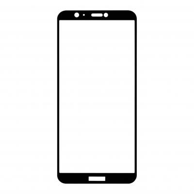 Стекло защитное MakeFuture для Huawei P Smart Black Full Cover Full Glue (MGFCFG-HUPSB) - 2