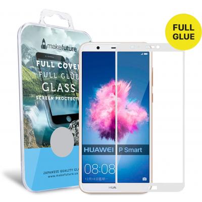 Стекло защитное MakeFuture для Huawei P Smart White Full Cover Full Glue (MGFCFG-HUPSW) - 4