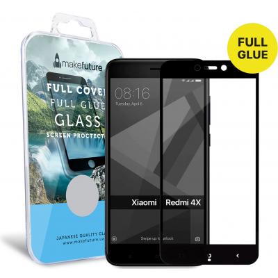 Стекло защитное MakeFuture для Xiaomi Redmi 4X Black Full Cover Full Glue (MGFCFG-XR4XB) - 4