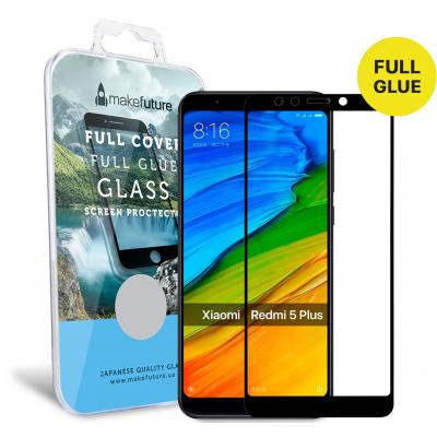 Стекло защитное MakeFuture для Xiaomi Redmi 5 Plus Black Full Cover Full Glue (MGFCFG-XR5PB) - 4