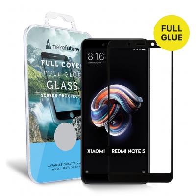 Стекло защитное MakeFuture для Xiaomi Redmi Note 5 Black Full Cover Full Glue (MGFCFG-XRN5B) - 4