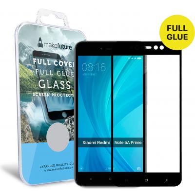 Стекло защитное MakeFuture для Xiaomi Redmi Note 5A Prime Black Full Cover Full Glue (MGFCFG-XRN5APB) - 4