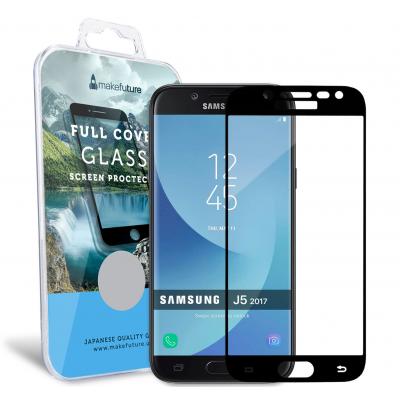 Стекло защитное MakeFuture для Samsung J5 2017 (J530) Black Full Cover Full Glue (MGFCFG-SJ530B) - 4