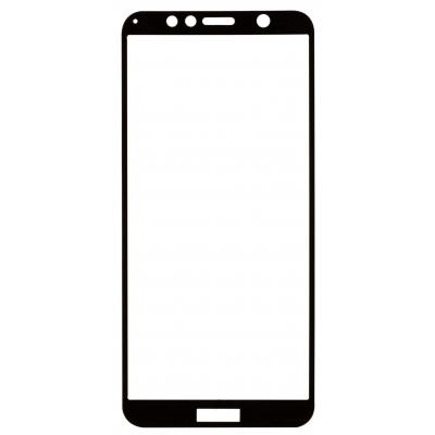 Стекло защитное MakeFuture для Huawei Y6 2018 Black Full Cover Full Glue (MGFCFG-HUY618B) - 2