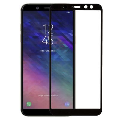 Стекло защитное MakeFuture для Samsung A6 2018 Black Full Cover Full Glue (MGFCFG-SA618B) - 3