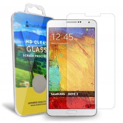 Стекло защитное MakeFuture для Samsung Galaxy Note III (N9005) (MG-SSGN3) - 3