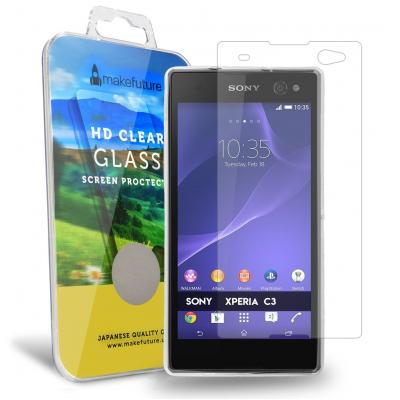 Стекло защитное MakeFuture для Sony Xperia C3 (MG-SSXC3) - 3