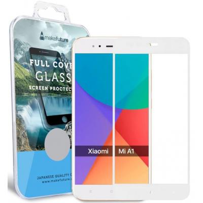 Стекло защитное MakeFuture для Xiaomi MiA1 White Full Cover Full Glue (MGFCFG-XMA1W) - 4