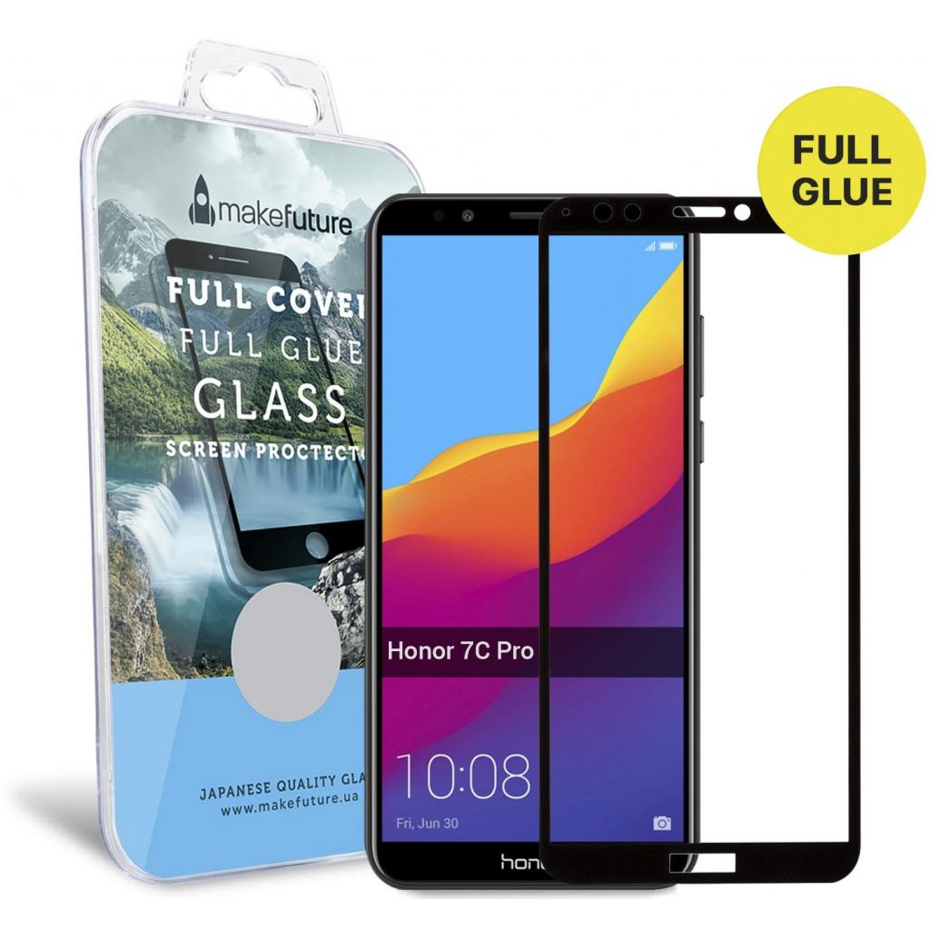 Стекло защитное MakeFuture для Honor 7C Pro Black Full Cover Full Glue (MGFCFG-H7CPB) - 4