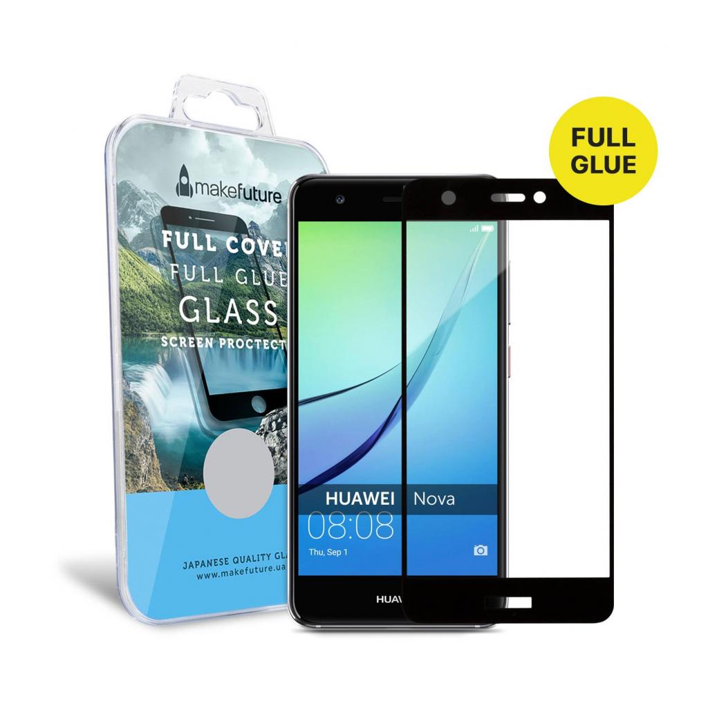 Стекло защитное MakeFuture для Huawei Nova Black Full Cover Full Glue (MGFCFG-HUNB) - 3