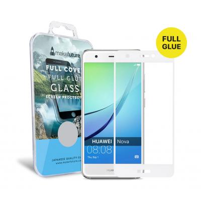 Стекло защитное MakeFuture для Huawei Nova White Full Cover Full Glue (MGFCFG-HUNW) - 3 Стекло защитное MakeFuture для Huawei Nova White Full Cover Full Glue (MGFCFG-HUNW) - 3