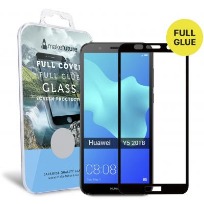 Стекло защитное MakeFuture для Huawei Y5 2018 Black Full Cover Full Glue (MGFCFG-HUY518B) - 3 Стекло защитное MakeFuture для Huawei Y5 2018 Black Full Cover Full Glue (MGFCFG-HUY518B) - 3