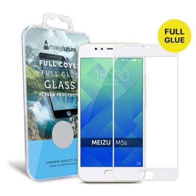 Стекло защитное MakeFuture для Meizu M5S White Full Cover Full Glue (MGFCFG-MM5SW) - 3