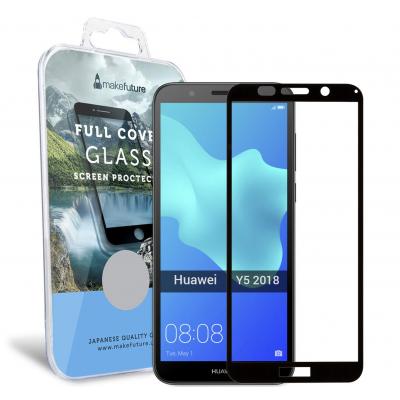 Стекло защитное MakeFuture для Huawei Y5 2018 Black Full Cover (MGFC-HUY518B) - 3