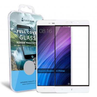 Стекло защитное MakeFuture для Xiaomi Redmi 4 Prime White Full Cover (MGFC-XR4PW) - 3