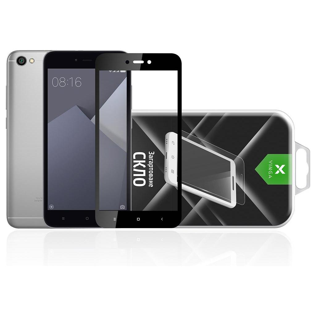 Стекло защитное Vinga для Xiaomi Redmi 5A (Black) (VTPGS-R5A) - 4 Стекло защитное Vinga для Xiaomi Redmi 5A (Black) (VTPGS-R5A) - 4