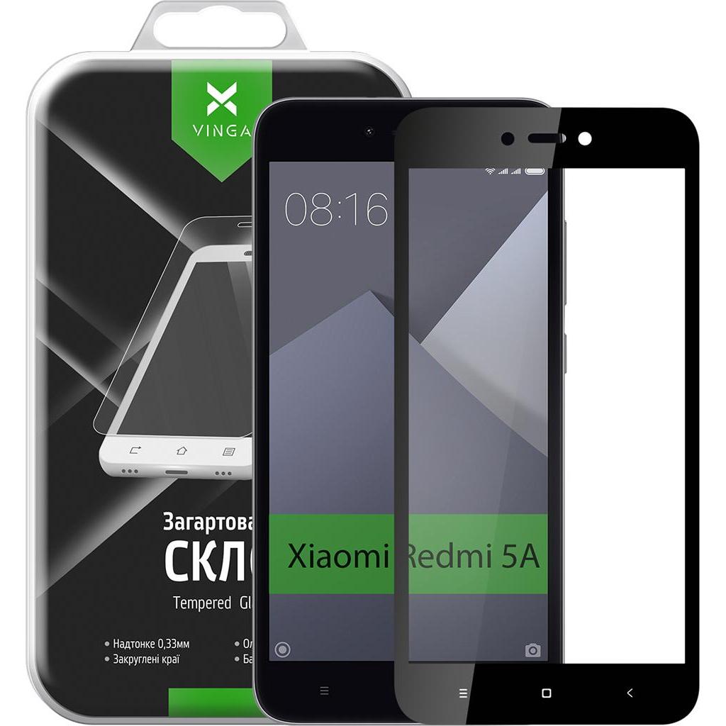 Стекло защитное Vinga для Xiaomi Redmi 5A (Black) (VTPGS-R5A) - 8 Стекло защитное Vinga для Xiaomi Redmi 5A (Black) (VTPGS-R5A) - 8