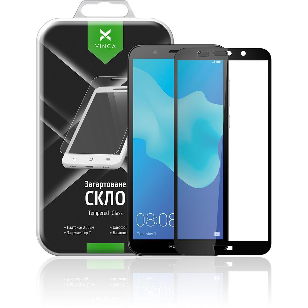 Стекло защитное Vinga для Huawei Y5 2018 / Honor 7A (Black) (VTPGS-Y52018) - 7