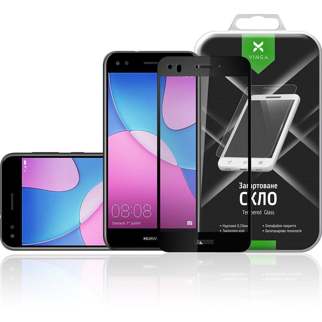 Стекло защитное Vinga для Huawei Y6 Pro 2017 (Black) (VTPGS-Y6P2017)