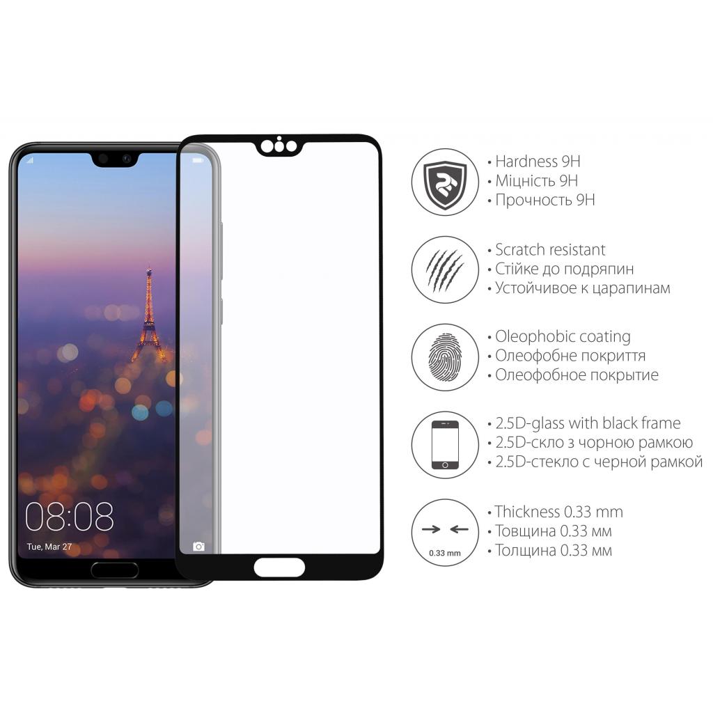 Стекло защитное 2E для Huawei P20 Pro 2.5D Black border (2E-TGHW-P20P) - 2