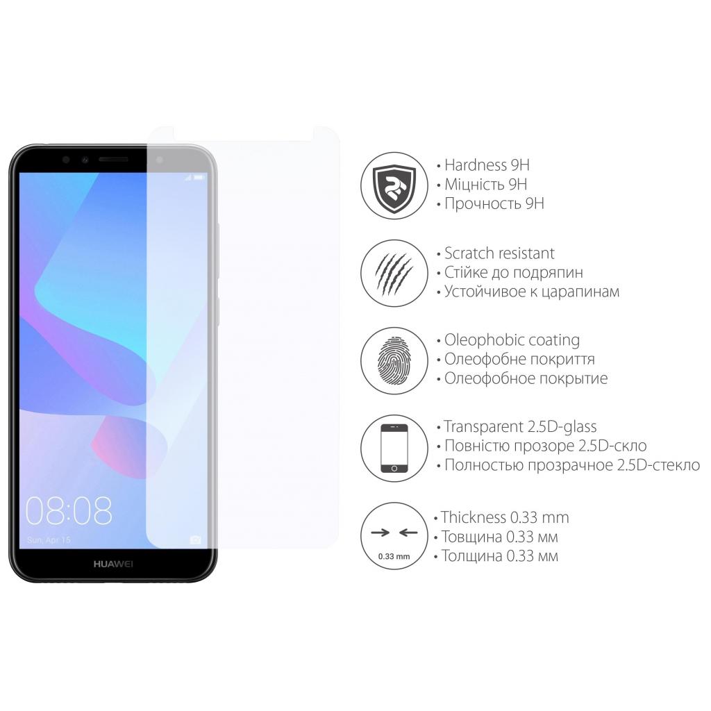 Стекло защитное 2E для Huawei Y7 Prime 2018 2.5D Clear (2E-TGHW-Y7P18-25D) - 2