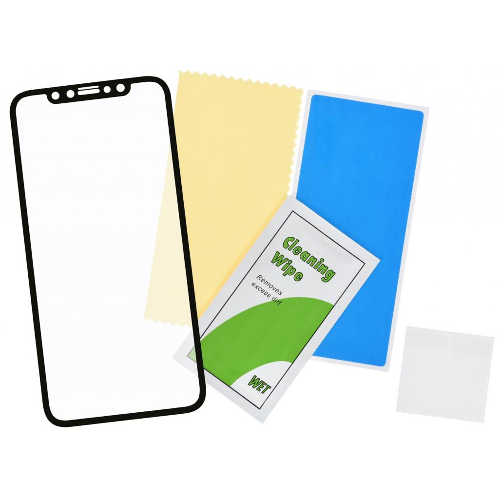 Стекло защитное 2E для iPhone X 3D Black border Full Glue (2E-TGIP-X3D) - 1