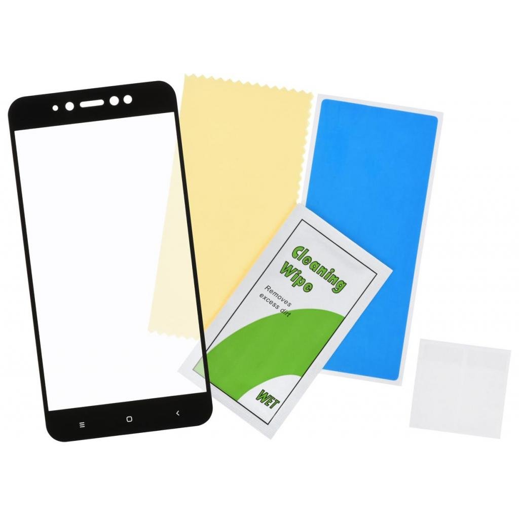 Стекло защитное 2E для Redmi Note 5A 2.5D 2.5D Black border Full Glue (2E-TGMI-RN5A) - 1