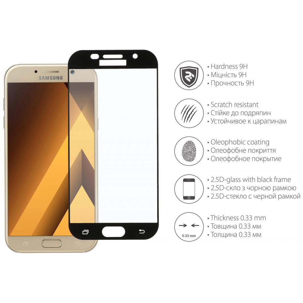 Стекло защитное 2E для Samsung Galaxy A5 2017 2.5D Black border (2E-TGSG-GA5) - 2