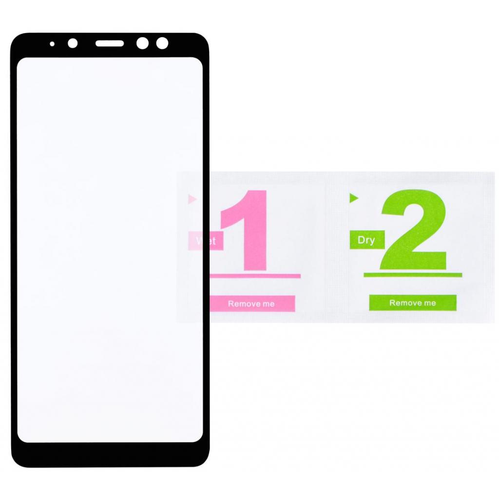 Стекло защитное 2E для Samsung A8+ 2018 (A730) 2.5D Black border (2E-TGSG-GA8P) - 1