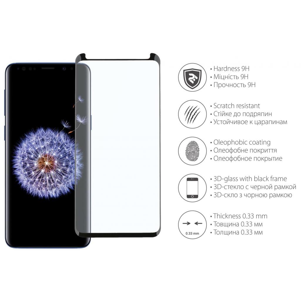 Стекло защитное 2E для Samsung S9 3D Black border Full Glue (2E-TGSG-GS93D) - 2