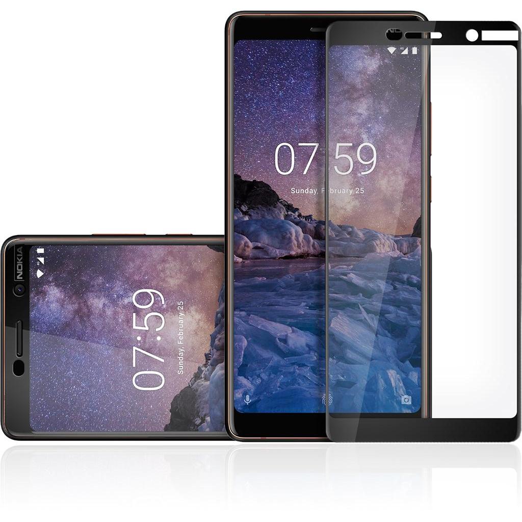 Стекло защитное Vinga для Nokia 7 Plus (Black) (VTPGS-N7PB) - 3
